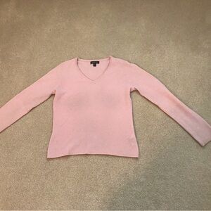 Pink V-Neck Sweater